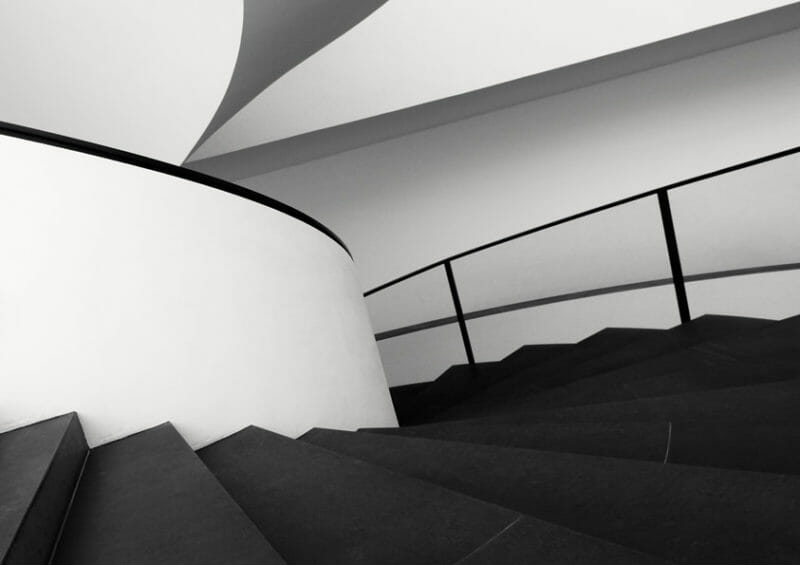 Neues Museum, Nürnberg, Wendeltreppe
